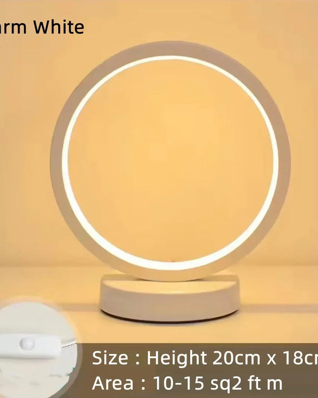 En Circular Table Lamp